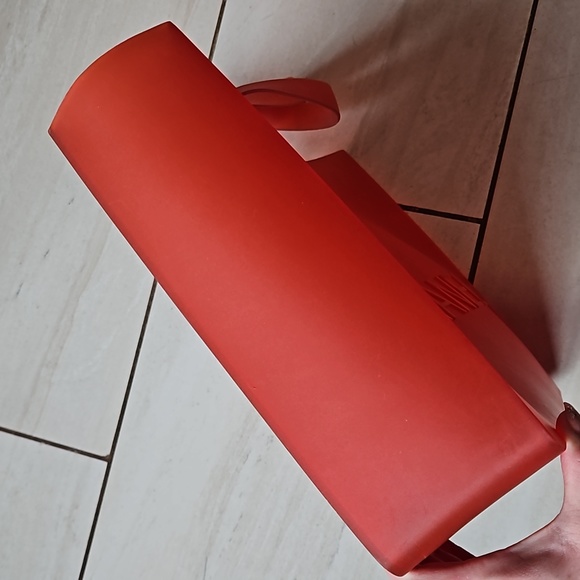 CHANEL XL Logo Jelly Tote Bag Red EUC❣️ - Picture 6 of 10